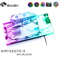 Bykski N-RTX2070-X,GPU Water Block For NVIDIA RTX2070/2060 Supper Founder Edition Graphics Card Heatsink Radiator,VGA Cooler