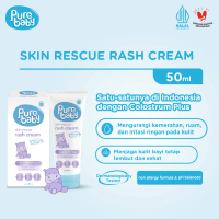 Pure Baby Skin Rescue Rash Cream 50 mL - Krim Bayi Anti Ruam Popok, Kemerahan dan Iritasi - Exp: 05.