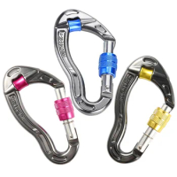 Outdoor Mountaineering Master Lock Climbing Tactical Carabiner Buckle Wear-resistant Rope Pulley Fire Master Lock Accessories
