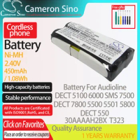 CameronSino Battery for Audioline DECT 5100 6000 SMS 7500 7800 5500 5501 5800 550 fits GP 30AAAAH2BX T323 Cordless phone Battery