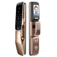 surveillance camera smart password lock fingerprint door system intercom with high