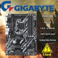 original For Gigabyte GA-Z370 HD3 Z370 HD3 Motherboard LGA1151 DDR4 Z370 Support i3 8100 i5 8500 I7 8700K