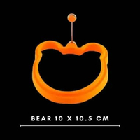 Cetakan Telur Ceplok Silikon / Cetakan Telur Bahan Silikon Anti Panas & Anti Lengket Telur Omellet B