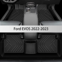 TPE Custom Car Floor Mats For Ford EVOS 2022 2023 Waterproof Carpet Auto Interior Accessories