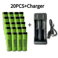 100% Rechargeable lithium battery 18650 Battery 3.7V 3400mAh 34B pour lamp de poche chargeur USB original new NCR18650B
