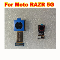 Original Tested Working Big Rear Back Camera For Motorola Moto RAZR 5G XT2071-4 Main Small Front Facing Camera Phone Flex Cable