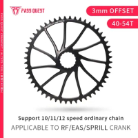 PASS QUEST RACE FACE (3mm offset ) Round Narrow Wide Chainring 40-54T