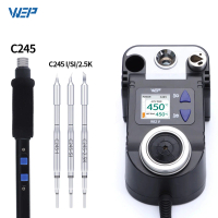 WEP 982 V Soldering Station With C245 Soldering Iron Handle Fast Heating Fine Tip Easy-plug