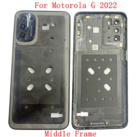 Middle Frame Center Chassis Phone Housing For Motorola Moto G 2022 Frame Cover Repair Parts