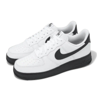 【NIKE 耐吉】休閒鞋 Air Force 1 Low 男鞋 女鞋 白 黑 AF1 經典(CK7663-101)