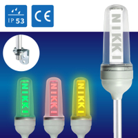 【日機】LED警示燈 -3組- 客製化-Logo雷雕 三色燈/報警燈 NLA70DC-3B2D 自動化設備使用