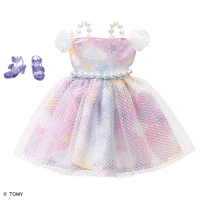 【TAKARA TOMY】Licca 莉卡娃娃 配件 LW-04 夢幻虹彩水晶球洋裝組(莉卡 55週年)