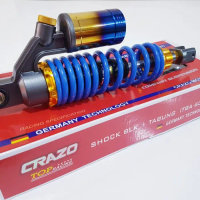 SHOCK BREAKER BELAKANG TABUNG VARIASI MOTOR BEAT NEW/BEAT DELUXE/BEAT - Biru - 2tone, Matic 310mm