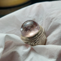 Batu kecubung es natural batu cicin kecubung asli kalimantan