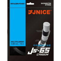 JNICE 久奈司 羽球線 羽球拍線 JS-65 CARBON JS65 碳纖維線 台灣製 強韌 擊球音 操控【大自在運動休閒精品店】