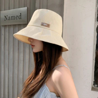 Spring and summer women's fashionable fisherman hat for outdoor travel, sun shading, UV blocking, hiking, and fishing basin hat