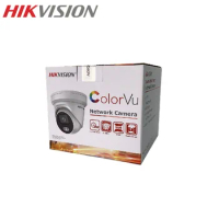 HIKVISION DS-2CD2347G2-LU 4MP Full ColorVu Dome IP Camera Built-in Mic Overseas Version SD Card Slot PoE Face Detection IP66