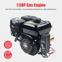 4-Stroke 7.5HP Electric Start Lawnmower Gas Engine Motor Power 212CC Compressor Mower Horizontal Engine