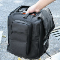 Carrying Travel Case with Side Microphone Storage Bag Carrying Cover Dustproof Accessories Bag for JBL Partybox Encore Essential