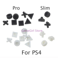 30sets Replacement For PlayStation4 PS4 Pro Slim Console Housing Case Silicone Rubber Bottom Feet Pads Cover
