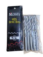 MAJESTA TYKOR HSS M2 Mata Gerudi Besi Drill bits - 9.1mm, 9.2mm, 9.3mm, 9.4mm, 9.6mm, 9.7mm, 9.8mm, 