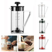Glass Filter Coffee Pot Press Extraction Tea Pot With Scale Reusable Drip Coffee Paperless Pour Over Coffee Dripper Tool