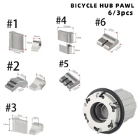 Bicycle Freehub 6 Pawl 3 pawls bike hub pawls Universal Spring Claw Accessories Stainless Steel Cassette hubs MTB cycling
