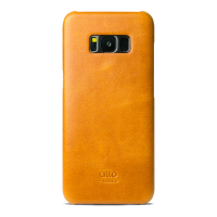 【Alto】Samsung Galaxy S8+ 6.2吋 真皮手機殼背蓋 Original - 焦糖棕(三星 S8+)