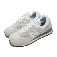 【NEW BALANCE】休閒鞋 574 灰 白 NB 淺灰 麂皮 男鞋 女鞋 韓國 情侶鞋(ML574EVW-D)