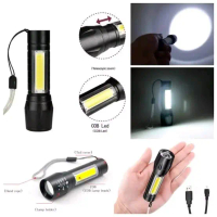 Senter Police SWAT mini + Led samping