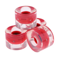4pcs 60mm Light Up Flash Skateboard Longboard Wheels 78A with Bearing Core Glow at Night 5 color Skate Board Accessories
