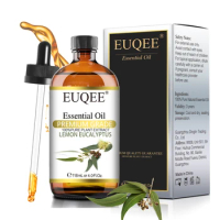 EUQEE 118ML Natural Essential Oil For Humidifier Diffuser Lemon Eucalyptus Helichrysum Copaiba Grapefruit Cedarwood Aroma Oils