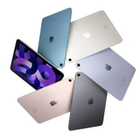 Apple iPad Air 5 64GB WIFI 2022-含鋼化玻璃貼+可立式三折皮套