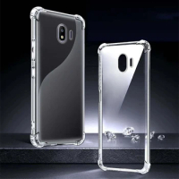 Shockproof Phone Case For Samsung Galaxy J4 2018 J4 Plus Case Soft Clear Transparent Silicone Case For Samsung J4+ J4 2018 Cover