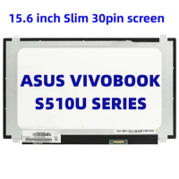 Matrix for Laptop 15.6" LED Display LCD Screen For Asus VivoBook S15 S510UA S510U 1366*768 Display Slim Replacement