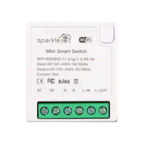 Homekit Ac100-240v Light Switches Voice Control Touch Wall Switch Smart Home Mini Breaker Module 16a Wifi Smart Switch Tuya