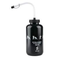SHOKE Lacrosse Water Bottle with Long Straw BPA Free Plastic Goalie Boxing Water Bottle 1 Liter for Sport C