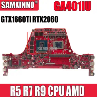 GA401I Mainboard For ASUS ROG GA401IV GA401IU GA401II GA401IVC GA401IV Laptop Motherboard R5 R7 R9 CPU GTX1660Ti RTX2060 V6G