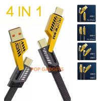 Kabel Data 4 in 1 HP Kabel Casan 4in1 Tipe C USB iOS Lightning USB