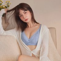 【曼黛瑪璉】紓壓包覆無鋼圈內衣 B-F罩杯(寶礦藍) R69046-F75
