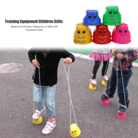 2pcs/set Stilts Toys Hot Selling Simple Durable Bright Colors Balance Sense Training Kids Outdoor Games Thickened Jumping