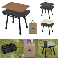 Portable Folding Table Chair Pony Stool Coffee Table For Camping Fishing Picnic Outdoor Camping Accessories Durable Practical