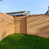 Custom made Co-extrusion water-proof WPC Wainscoting Garden fence wall panel