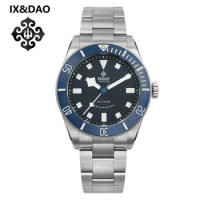 New IPOSE IX&amp;DAO Men Titanium Diver Watch PT5000 Automatic Mechanical Watch Luxury Sapphire Luminous Waterproof 200m Watch