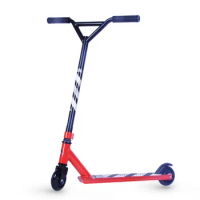 Two wheeled children/teenagers Y-type children's pedal Kick scooter, pedal Kick scooter