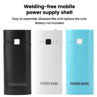 Portable Power Bank Kit DIY 2x18650 DIY Fast Charging- Power Bank Shell Battery Case Box For Smart Phone Power Bank Case