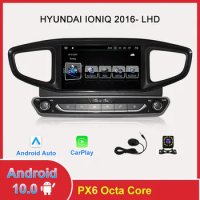 KSPIV Android Car Multimedia Video Player for Hyundai Ioniq Hybrid 2016- LHD Navigation Stereo GPS Radio With Carplay WIFI BLT