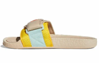 ADIDAS ORIGINALS CHANCLETAS HU SLIPPERS BROWN/YELLOW