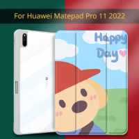 Shockproof Transparent Smart Case for Huawei Matepad SE 10.4 Pro 11 10.8 10.4 MediaPad M6 10.8 with Pencil Holder Casing Cover