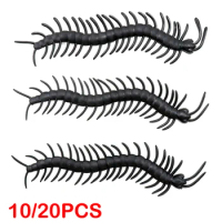 10/20PCS Funny Gags Practical Centipede Jokes Toys Halloween Plastic Simulation Centipede Decoration Realistic Props Toys Gift